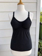 Kindred Bravely Black Nursing Cami Built In Bra Maternity Medium Support M Nursing Bra price