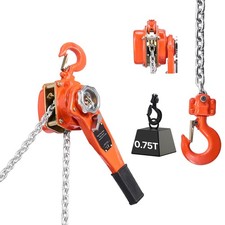 Uimoso Manual Lever Chain Hoist 3/4T 1650 lbs Capacity, 5 ft Lift, Alloy Steel Lever Hoist price