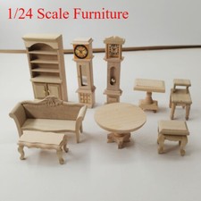1:24 Scale Doll House Miniatures Furniture Cabinet Bookcase Table Living Room Baby Room Furniture price