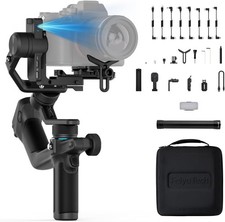 Feiyu SCORP-Mini 2 Kit | 3-Axis Gimbal w/ Light, CF Rod & Bag for Camera/Phone Gimbal price