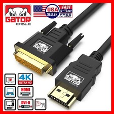 DVI to HDMI Cable Male To Male HD Laptop PC 1080P Monitor Cord HDTV Projector Projector Cables price