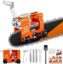 Klampero Chainsaw Sharpener, Portable Hand-Crank Chain Saw Sharpener Tool with G Saws price