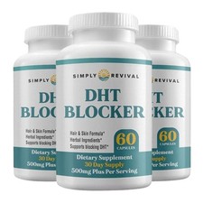 Simply Revival DHT Blocker -Saw Palmetto - Promote Healthy Scalp and Hair Growth Saws price