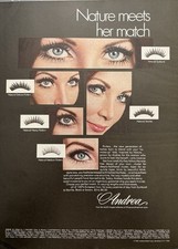 1969 Andrea Eyelashes Original Vintage Advertisement False Lashes Print Ad False Eyelash Products price