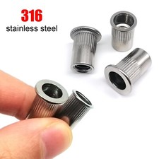 M3 M4 M5 M6 M8 M10 M12 Marine Grade 316 A4-80 Stainless Steel Insert Rivet Nut Rivet price