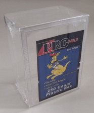 Pro MOLD 250ct Plastic Card Box Stackable NIP Small Figures Models USA Plastic Card Supplies price
