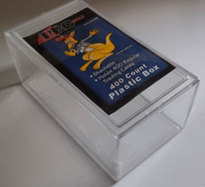 Pro MOLD 400ct Plastic Card Box Stackable NIP Small Figures Models USA Plastic Card Supplies price