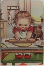 Swap Cards Modern Playing Card Back Sweet Little Girl with a Rolling Pin Rolling Pin price