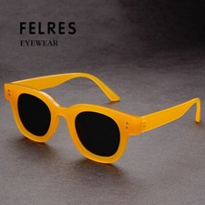 Unisex Round Retro Thick Frame Sunglasses Outdoor Shade Glasses UV Protection Outdoor Glasses price