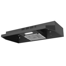 30 inch Under Cabinet Range Hood 230CFM Ducted/Ductless Black Painted w/LED New Range Hoods price