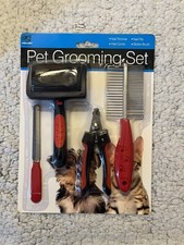 4 Piece Pet Grooming Set by Duke and Tiny Pet Products Pet Products price