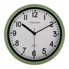 Mainstays Basic 8.78" Sage Analog Round Modern Wall Clock Indoor Home Decor New Decorative Clock price