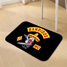 Bandidos MC Worlwide Doormat Room Carpet Entrance Bathroom Floor Mat  Door Rug Doormat price