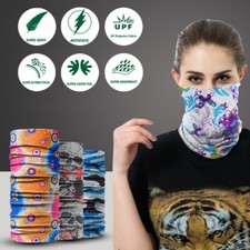 Unisex Head Face Neck Gaiter Tube Bandana Scarf Dustproof Outdoor Sports Neck Gaiter (Outdoor) price