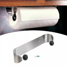 Paper Towel Holder Under Cabinet Wall Mount Stainless Steel Rack Kitchen Towel Rack price