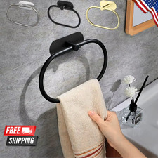 Bathroom Towel Ring Rack Holder Stainless Steel Wall Mounted Self-Adhesive Towel Rack price
