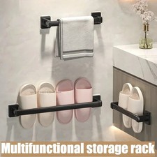 Wall Mounted Towel Rack No Drilling Bathroom Kitchen Horizontal Bar Storage Towel Rack price
