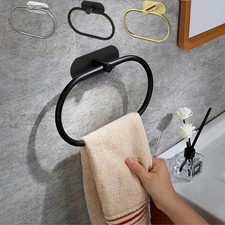Bathroom Towel Ring Rack Holder Stainless Steel Wall Mounted Self-Adhesive Towel Rack price