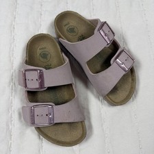 Birkenstock Slide Sandal, Lavender Blush Burkibuc, Size 26 US C8 Unisex Children's Slippers & Sandals price