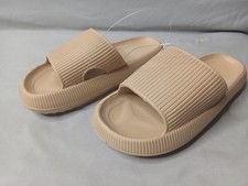 Unisex Home Sandals Soft Slippers Extra Cloud Shoes Nonslip Pillow Slides Tan Unisex Children's Slippers & Sandals price