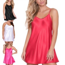 Sexy Women Sleepwear Satin Silk Sleeveless Nightgown Robes Night Dress Pajama Women's Nightgown and Robe price