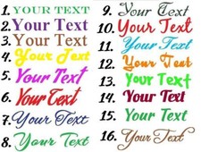 Custom Text Vinyl Lettering Sticker Decal Personalized Name Window Wall Car Door Wall Sticker price