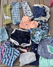 Huge Baby Boy Clothes Lot Newborn 0-3m Carter's & More Baby Clothing Set price