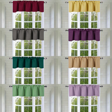 1PC THERMAL INSULATED VALANCE CURTAIN LIVING ROOM BEDROOM HOME DECOR 54X18" TVLO Baby Room Curtain price