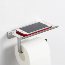 Hot Sale Wall Mounted Toilet Paper Holder with Mobile Phone Shelf Holder Toilet Paper Holder price