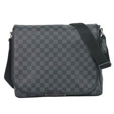 Louis Vuitton LV Daniel MM Damier Graphite Shoulder Bag Messenger Bag Black Men''s Handbag price