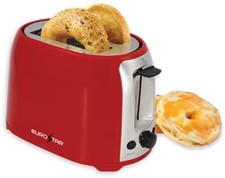 EUROSTAR Cool Touch Wide-Slot 2-Slice Toaster (RED) Toasters price