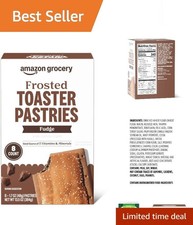 Convenient Fudge Frosted Toaster Pastries, 8 Count Box - Great for Snacking Toasters price