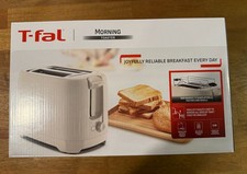 (NEW) T-FAL Morning 2-Slice Toaster, 7 Toasting Levels, Extra-Wide Slots, Beige Toasters price