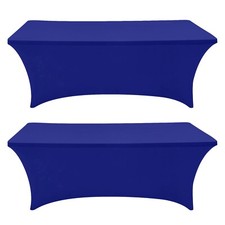 Eurmax USA Rectangular Fitted Tablecloth Spandex Table Covers,2 Pack Tablecloth price