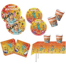 Danny Party Supplies Set Plates Cups Tablecloth Napkins Birthday Decor Tablecloth price