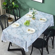 US Vinyl Square Table Cover Wipe Clean PVC Tablecloth Oil-Proof/Waterproof Stain Tablecloth price