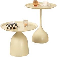 Set of 2 Nesting Tables Console Modern Coffee Side Tables End Tables for Living Nesting Tables price