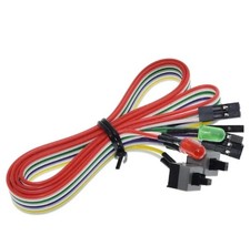 65cm ATX PC Desktop Case Power On Off Reset Cable with Dual Switch LED Power Cable price