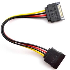 SATA Power 8 inch 8in 15 PIN Serial ATA Power Extension Internal Cable MF Power Cable price