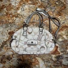 AUTHENTIC Coach Kristin Op Art Sequin Satchel Crossbody Y2K Bag Women's Casual Bag price