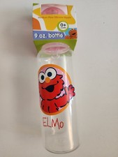 Sesame Beginnings Elmo Baby Bottle 9 Oz Medium Flow Silicone Nipple BPA Free Baby Bottle price