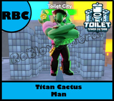 TITAN CACTUS MAN - CHEAP TOILET TOWER DEFENSE - TTD UNIT Toilet price