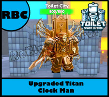 UPGRADED TITAN CLOCKMAN - CHEAP TOILET TOWER DEFENSE - TTD UNIT Toilet price