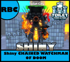 SHINY CHAINED WATCHMAN OF DOOM - CHEAP TOILET TOWER DEFENSE - TTD UNIT Toilet price