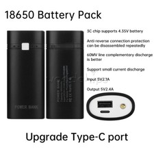 5V 2A Mobile Power Bank Case 2X18650 Battery Box DIY Mobile Power Kits Type-C Chargers & Kits price