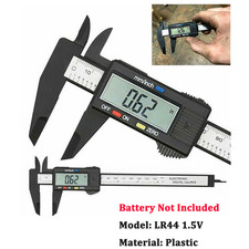 Digital Caliper 6" 150mm Micrometer LCD Gauge Vernier Measuring Ruler No Battery Ruler price