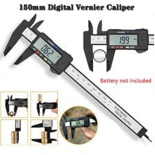 6'' LCD Digital Vernier Caliper Micrometer Measure Tool Gauge Ruler 150mm Ruler price