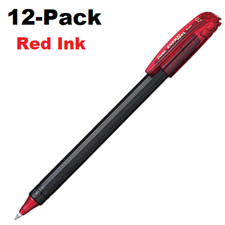 NEW 12-Pack Box Pentel EnerGel Roller Gel Pen RED Ink .7mm Fast Dry BL417-B Gel Ink (Roller) Pen price