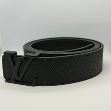 Belt Men's Initiales  Black Size 32-36 waist Men's Belt price