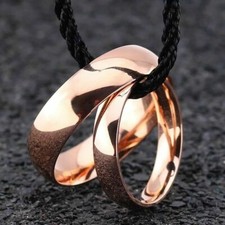 14K Gold Plated 4mm 6mm Polished Stainless Steel Wedding Band Ring Mens & Womens Gold Wedding Band price